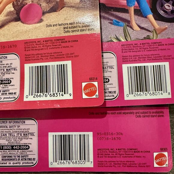 VTG 90s Barbie Fashions Lot Fancy Date Great Weekend Tropical Splash Magic Slate - Picture 6 of 9